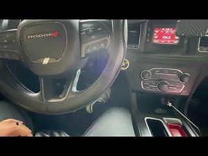 Inside a V8 Cop Car interior (2015 Dodge Charger Police Persuit).