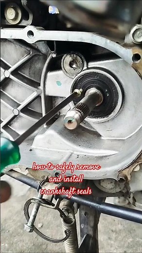 how to safely remove and install crankshaft seals @apm motor chanel