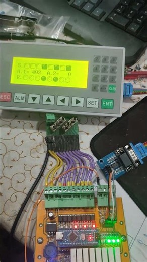 ✨ Probando comunicación Modbus RTU con Arduino Nano RS232 RS485 con Outseal Studio #shorts HMI OP320