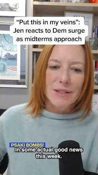 “Put this in my veins”: Jen reacts to Dem surge as midterms approach