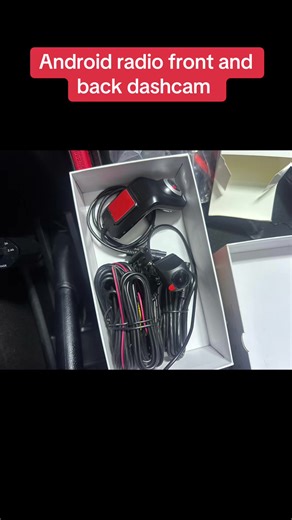 Android radio front and rear dash camera #jamaicatiktok #fyp #viraltiktok #fyp #radioinstallation