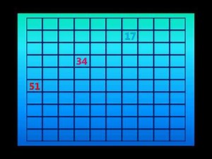 Skip Counting by 17's on the 100's Chart