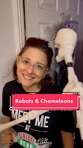 They’re robots and they’re chameleons, but they’re both dogs. #pooks #dadjokes #couplecomedy #chameleon #robot #sing | Hey Stories