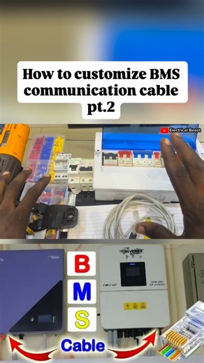 80 reactions · 21 shares | How to design a BMS cable for inverter to battery communication. #inverter #bms #solarsystem #solarbattery #lithiumbattery | Gideon Aghahowa | Facebook