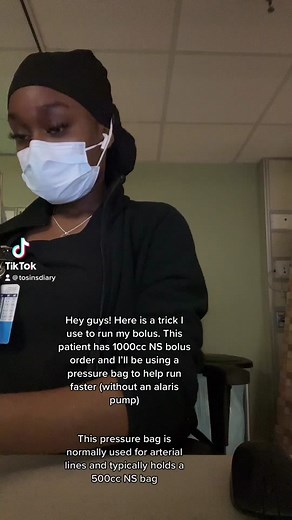 Fast Bolus Running Method for Nursing Patients