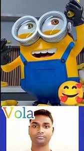 Chocolate Minion and Banana! 🍌 Isn't #chocolate #minions#funny