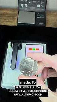 Testing 90% Silver vs Clad Half Dollar (Sigma Metalytics)