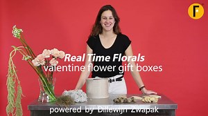 16K views · 194 reactions | In this real time florals video, floral designer Roos van Unen shows in 3 minutes how as a florist you can make this fresh Valentine floral gift boxes, using products from Dillewijn Zwapak. Be inspired and get started immediately after watching! | We all are the FlowerFactor. | Facebook