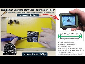 Building an Encrypted Off-Grid Pager - LoRa & Mesh Enabled. Full Hardware Assembly Demo