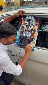 124K views · 3.6K reactions | Cool Tiger Car Stickers, Waterproof Car...