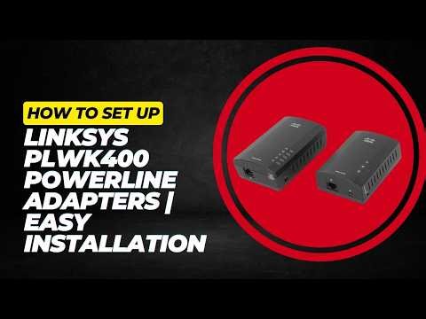 How to Set Up Linksys PLWK400 Powerline Adapters | Easy Installation