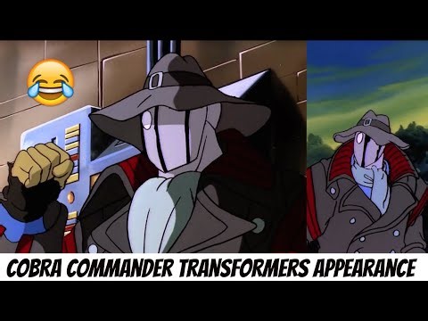 Cobra Commander guest appearance in Transformers (1986)