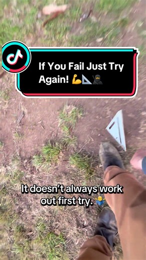 Everyone FAILS but not everyone KEEPS TRYING! #fyp #fail #nevergiveup #trytryagain #satisfying #motivation #tricks #ninja #tools #relatable