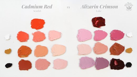 3.8K views · 99 reactions | Cadmium Red vs. Alizarin Crimson Two different shades of red, many more ways of applying them! In today’s video, Dutch artist Lennaert Koorman zooms in on the differences between Cadmium Red and Alizarin Crimson based on the famous Zorn Palette.❤️  | Old Holland Classic Colours | Facebook