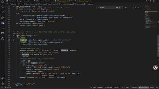 Agent 代码从 0 到 1：S01｜The Agent Loop