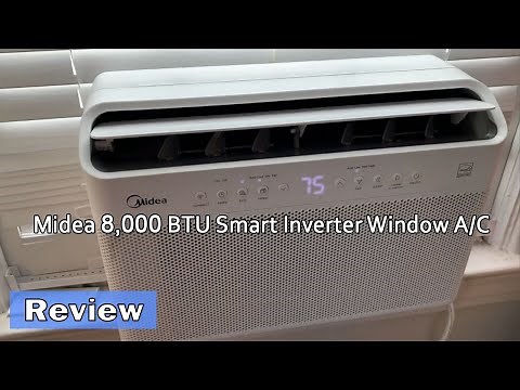 Midea 8,000 BTU U-Shaped Smart Inverter Window Air Conditioner - Review 2023