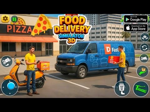 Super Rider Food Delivery Simulator Game (New Update) - Android Gameplay 2025