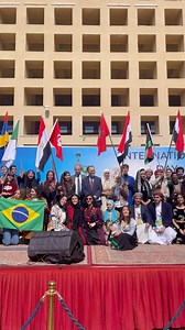 2.9K views · 249 reactions | Proud representatives from countries across the globe sharing their excitement at AUC’s International Day! #WeAreAUC #AUCLiveAndLearn AUC Office of International Programs and Services | AUC The American University in Cairo | Facebook