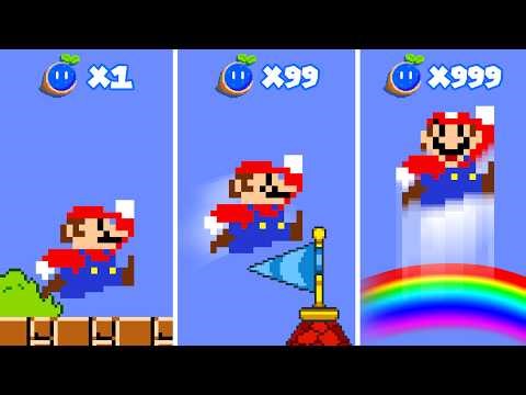 Every Time Mario Jumps Mario Gets Wider, Smarter, Taller | ADN MARIO GAME