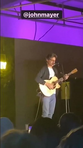 JOHN MAYER performs NEW LIGHT during HILARITY FOR CHARITY at LOS ANGELES