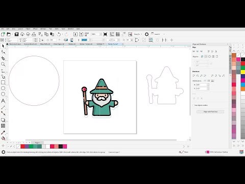 How to make a simple sticker from an image in Coreldraw to print on a Roland Vinyl Cutter