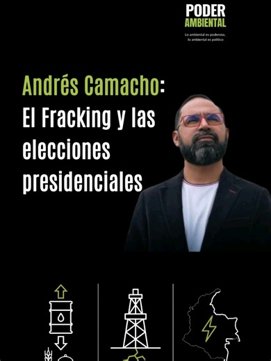 El fracking en Colombia es un embeleco. Eso lo dijo el exministro de Minas y Energía Andrés Camacho el 13 de abril. Madurar un proceso de hidrocarburos tarda entre 6 y 10 años — ningún candidato que lo propone como solución te está diciendo eso. Fragmento de la entrevista completa, ya disponible en YouTube y Spotify. ¿Qué otra promesa del debate energético colombiano no está cerrando? #PoderAmbiental #FrackingColombia #EnergíaColombia #DebateElectoral