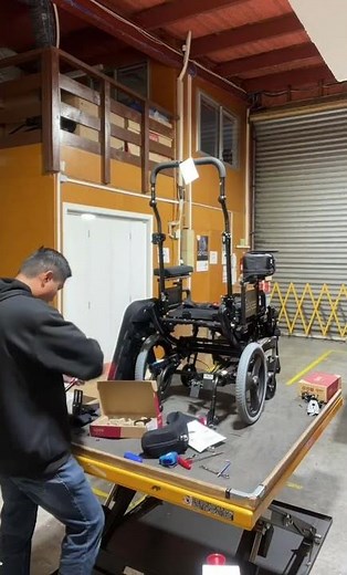 Setting up a Quickie Iris wheelchair with Spex seating #wheelchair #setup