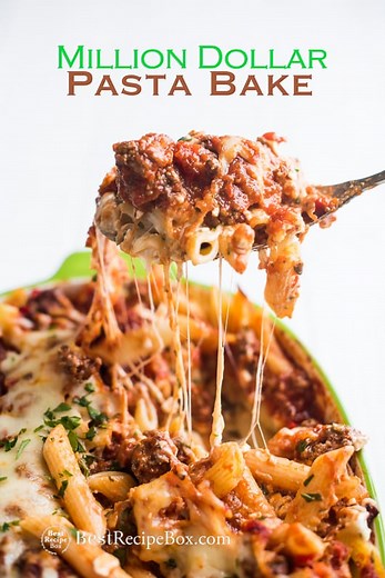 Million Dollar Pasta Bake Casserole Recipe CHEESY | Best Recipe Box