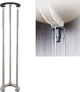 Special for Bathroom Sink TYESTAND BT-3 Undermount Sink Brackets Support for Wall Mount Sink Adjustable Sink Legs Installation and Repair System for Wall Hung Sink (High:18.1-26in(46-66cm)|D:2.36in)