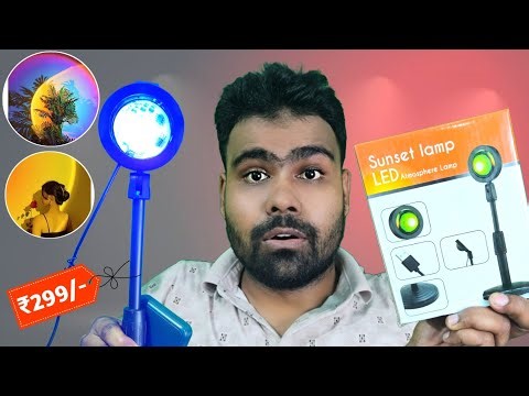 Sunset LED Mood Lamp Unboxing and Review - Best Light?