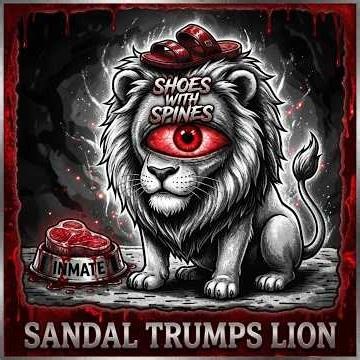 Sandal Trumps Lion (Shoes With Spines)
