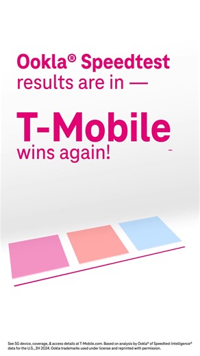 Speed. Reliability. Coverage. We Deliver It All. The latest Speedtest® results from Ookla just dropped, and once again, our network leads the nation! 🏆 Here’s what it means for your business: ✅ Fast 5G speeds: Boost your team’s productivity. ✅ Reliable connections: Stay connected when it matters most. ✅ Expansive coverage: Keep your team moving, wherever work takes them. These results aren’t from lab tests—they’re based on real data from real people, using our network every day. For two years r