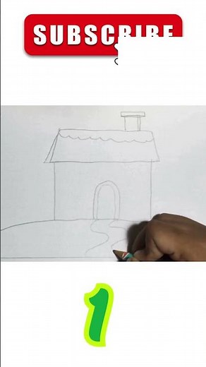 Pucca Home Drawing for Kids – Cute Cartoon House Art !