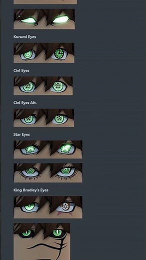 All legendary eyes in type soul #roblox #typesoul #typesoulroblox #viral