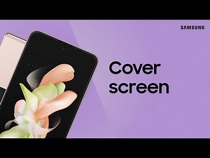 How to use the Z Flip4 Cover screen | Samsung US