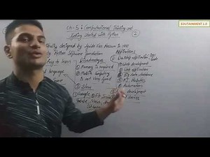 Computational Thinking and Getting started with Python | Class 11 Computer Science Python (Video 2)