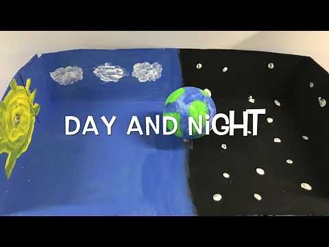 Day and Night Model / Project for Kids -- Earth Rotation