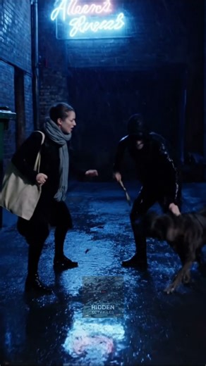 German Apartment Alley: Intruder Huge Stray Dog Attack | Intense CCTV Footage