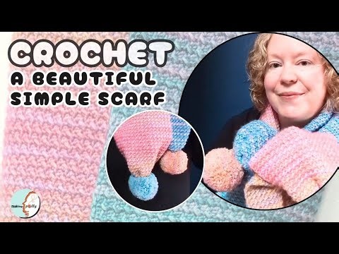 Crochet Tutorial: How to make the stunning and simple Bubblegum Scarf