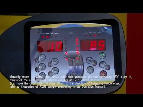How to use the Bright CB67 wheel balancer