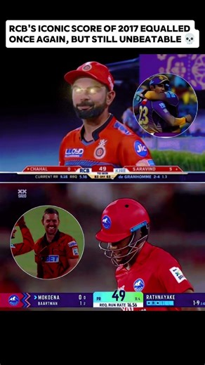 Parl Royals equaled RCB's iconic score of 49 from 2017, but still unbeatable 💀🙆 #rcb #ipl2026 #sa20