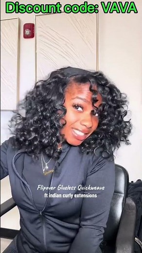 Tutorial How To: Flipped Over Quick Weave with Indian Curly Extension
