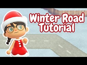 Rustic Winter Dirt Road Path Tutorial ACNH