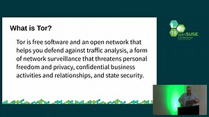 Create a complete Tor .onion site with Docker and OpenSUSE in less than 15 minutes.