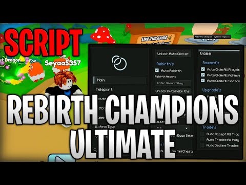 [🏛️UPDATE] Rebirth Champions: Ultimate Best Script Auto Farm & Auto Rebirth Roblox 2026