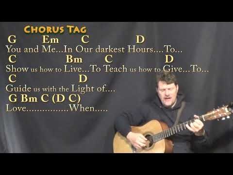 Angels Among Us (ALABAMA) Fingerstyle Guitar Cover Lesson in G Major