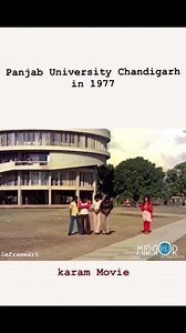 Scene from a 1977 movie featuring our beloved StuC. Credit- @film_frame_art _art#puchd #paniabuniversity #chdnews #chandigarh #chandigarh | PU Mirror