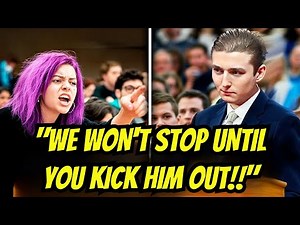 Barron Trump DESTROYS Liberal Student in University Debate!