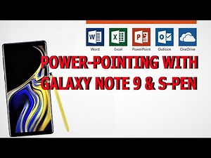 POWER POINTING WITH GALAXY NOTE 9 & S-PEN (4K60FPS)