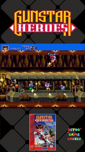 Gunstar Heroes — Sega Genesis Gameplay! #sega